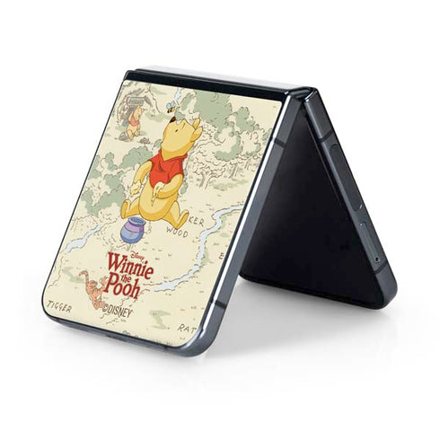 Disney Winnie the Pooh Hundred Acre Wood Galaxy Z Flip5 5G Skin